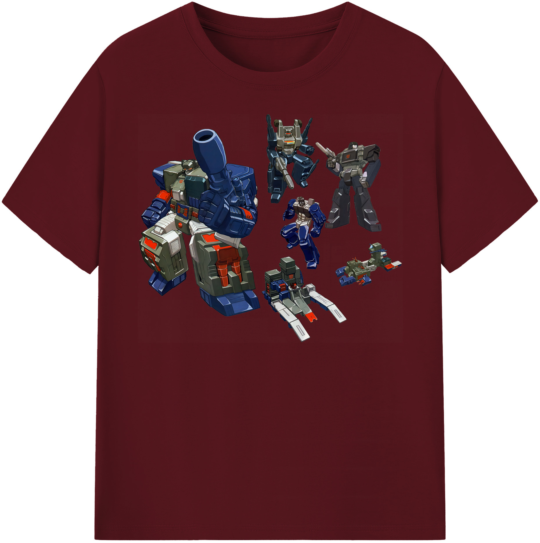 （画像用） Transformers トランスフォーマー 綿100％半袖Tシャツ（フロントプリント）